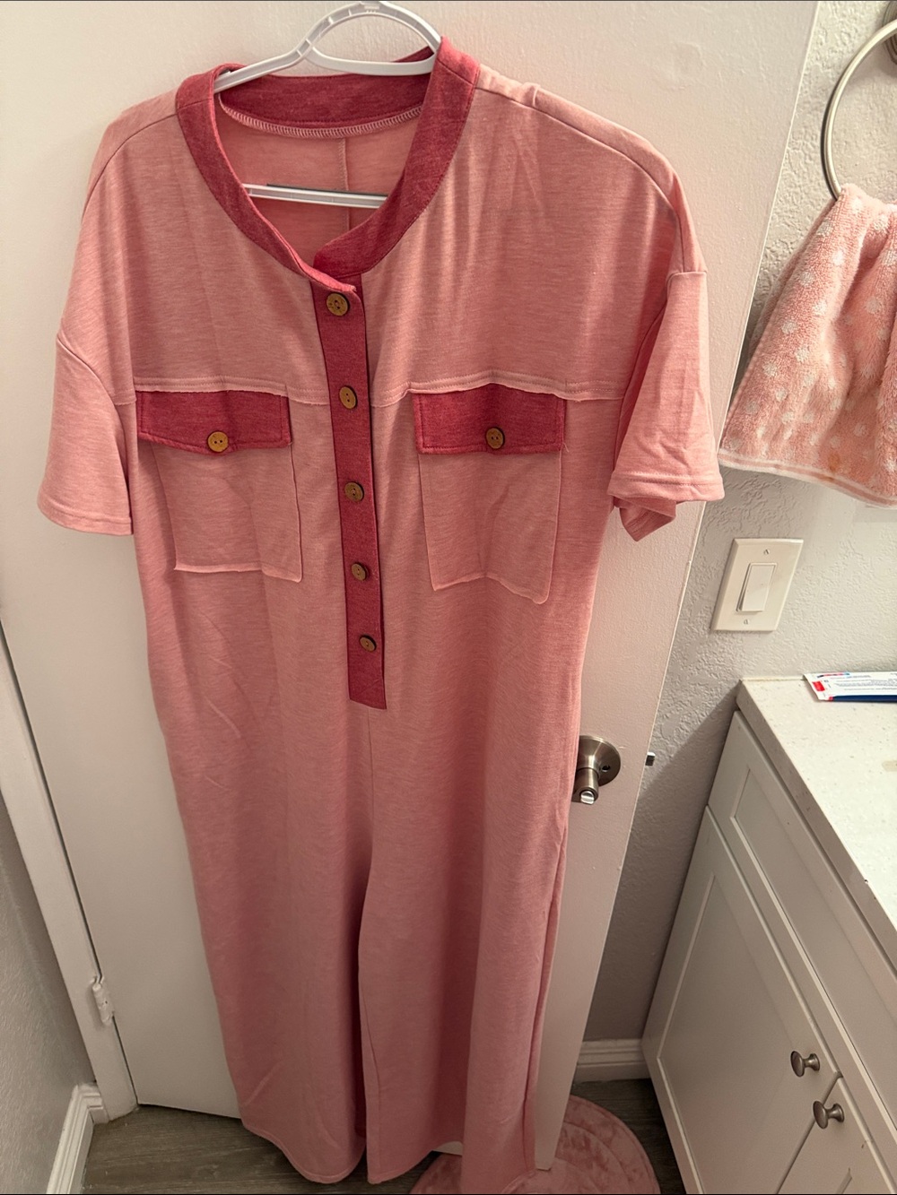 Soft Pink Short-Sleeve Free People Dupe